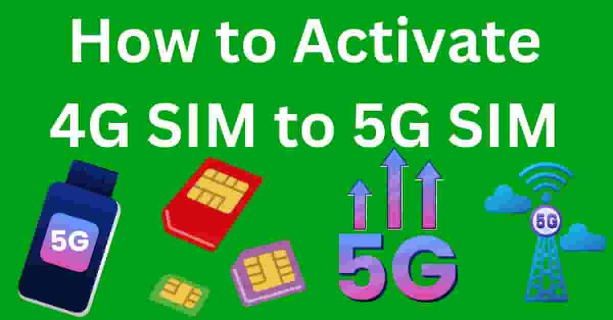 Cashstark Activate 4G SIM to 5G SIM 2025