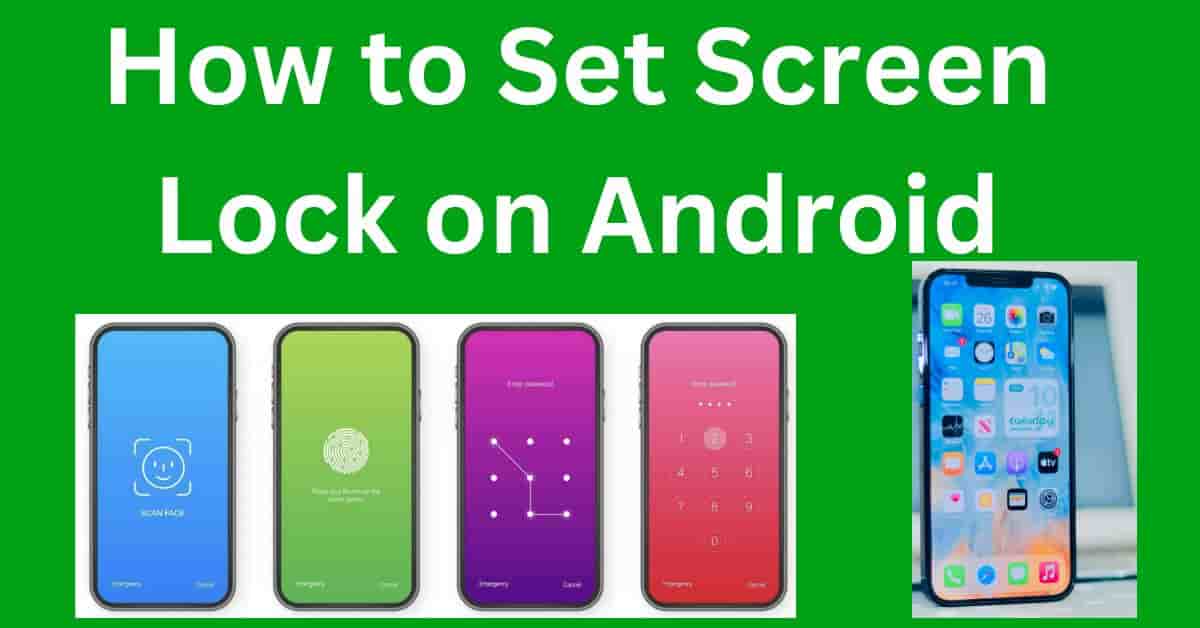 How to Set Screen Lock on Android by Cashstark